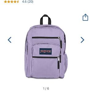 Jansport Pastel Purple Backpack